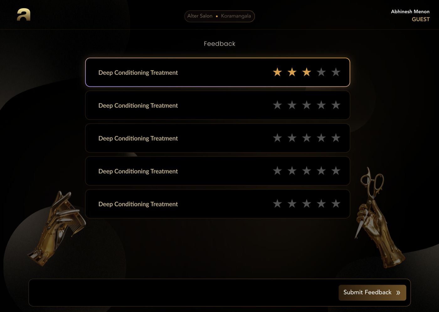 Feedback & Seamless Payment Checkout